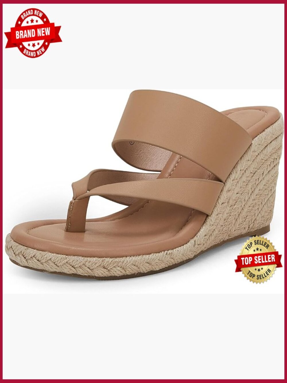 Espadrille Wedge Sandals Platform Thong Strap Slides Summer Casual Flip Flops